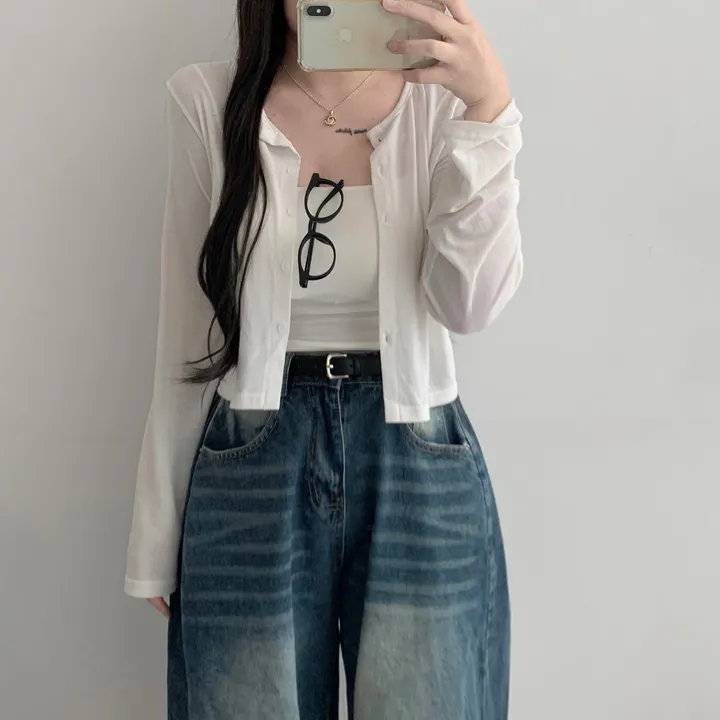 *넉넉여리핏🌸* 청순여리 베이직 크롭 가디건 상세 이미지 3