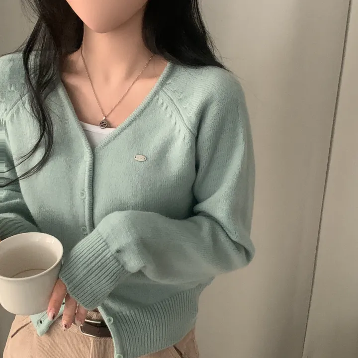 [스탠다드핏/데일리🤎] 리너스 실버 펜던트 나그랑 브이넥 니트가디건 - 6color 상세 이미지 36