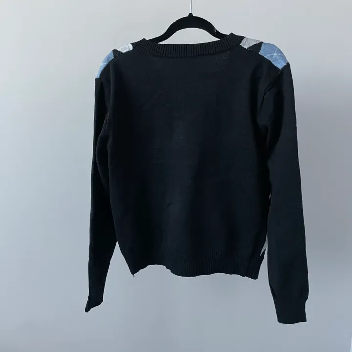 🚀빈티지 아가일  패턴 니트 가디건 1color 상세 이미지 20
