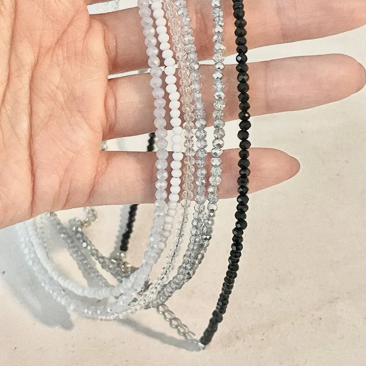 *made* 사계절 만능 레이어드 론델 비즈 목걸이 (2size 13color) 상세 이미지 54
