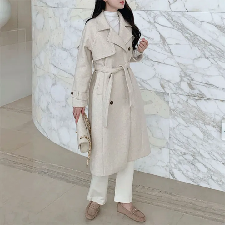 [겨울신상✨] 그란데 롱코트 / 겨울코트 가을코트 벨트코트 핸드메이드 코트 떡볶이코트 더블코트 울코트 모직코트 하프코트 숏코트 롱패딩 숏패딩 밍크 패딩 밍크코트 겨울자켓 후드코트 무스탕 조끼 패딩 레이어드 오버핏 기모 숄코트 퍼코트 케이프코트 하객룩 퍼자켓 상세 이미지 11