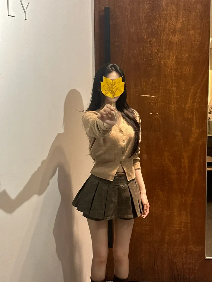 [단독*에이블리f/w신상/모델극찬/기본템정석*]심플베이직데일리니트가디건 -5color(아이보리,연브라운,블랙,연그레이,진그레이) 상세 이미지 13