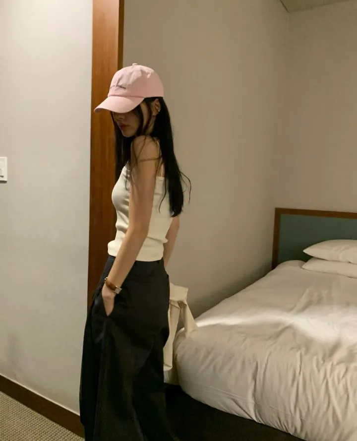 [재진행/봄코디/가을/여성/봄/가을코디/브이/나시가디건세트/set/투피스/여리핏/말라핏] 슬림핏 골지 슬리브리스 가디건 세트 (4col) 상세 이미지 13
