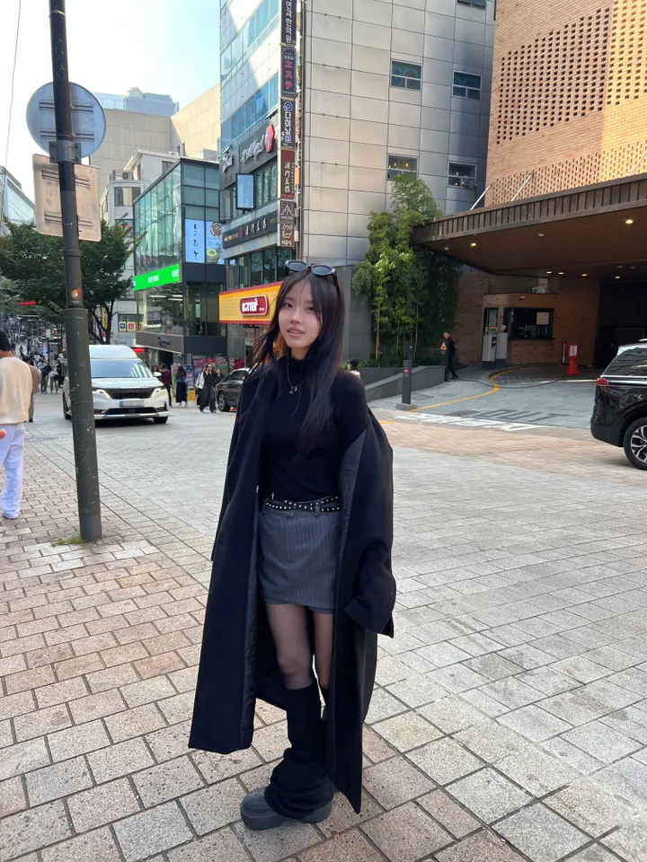 [울함유고퀄🖤] 엘리 울 더블 버튼 뒤트임 누빔 겨울 롱 코트 상세 이미지 49