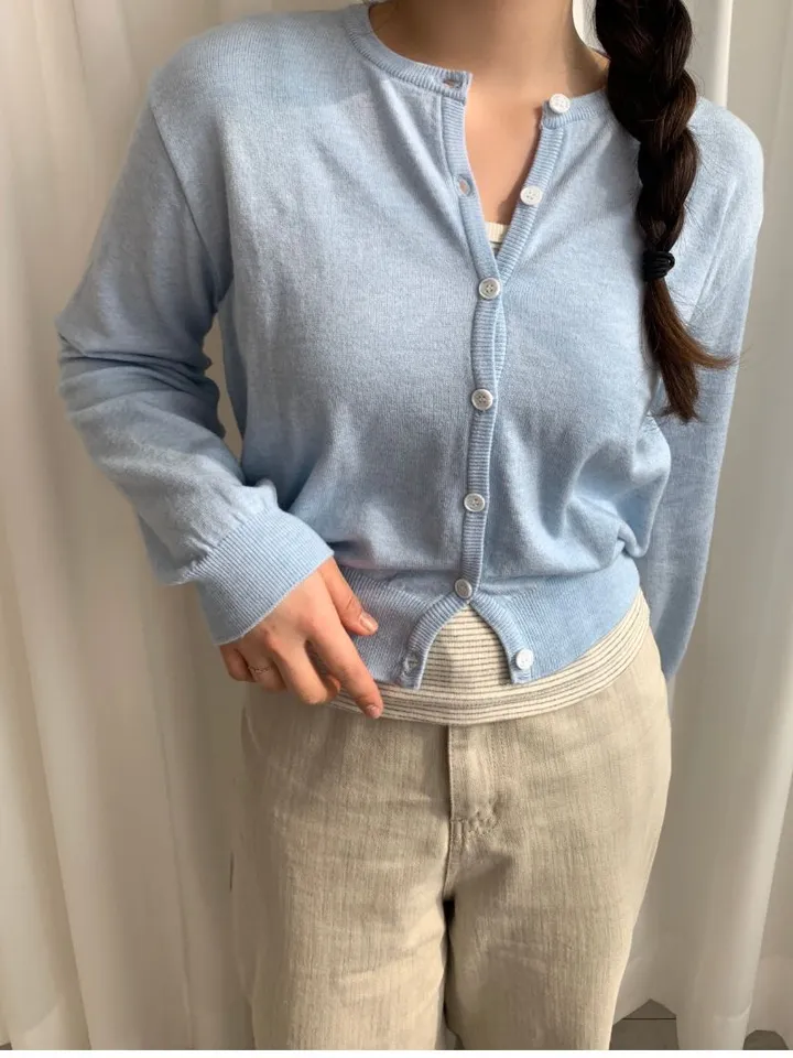 [주문폭주!][봄신상/데일리템/최저가] 아렌 베이직 라운드 가디건 (10color) 상세 이미지 41