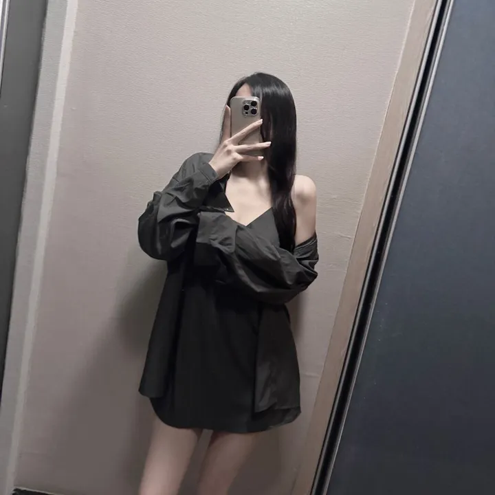 SET💖 뷔스티에 원피스 오버핏 셔츠 투피스 세트 상세 이미지 21