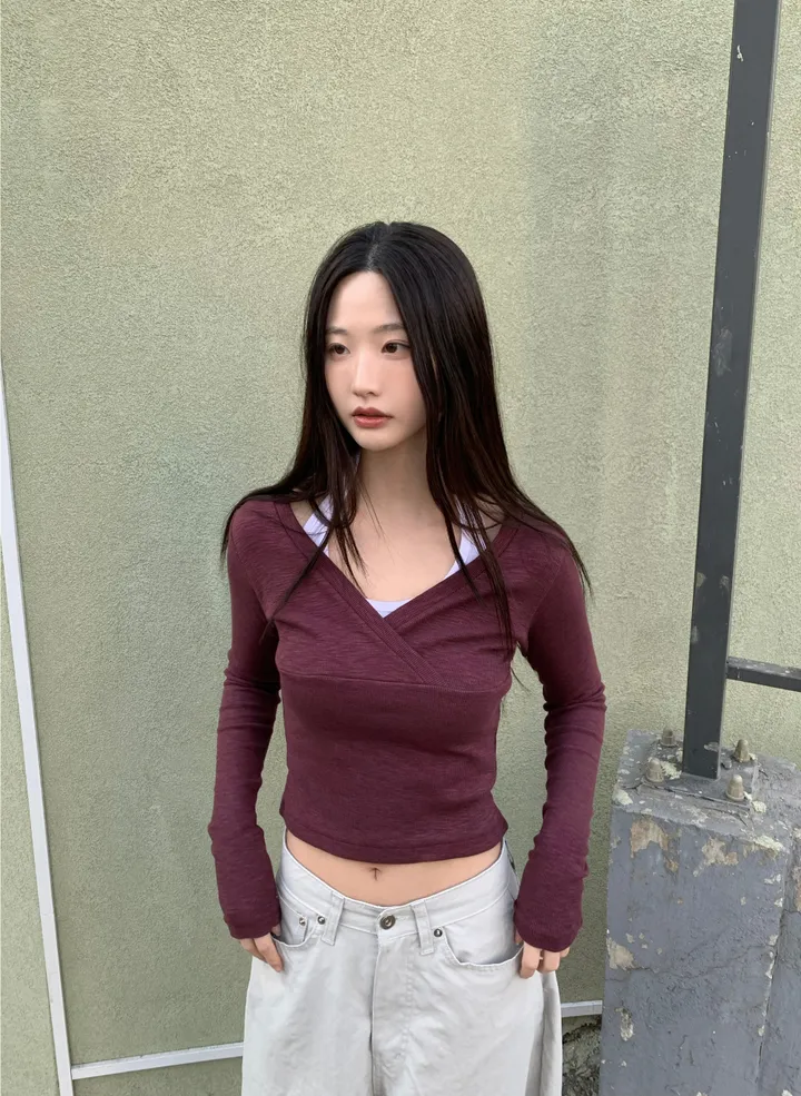 카디건 모델 착용 이미지-S1L25