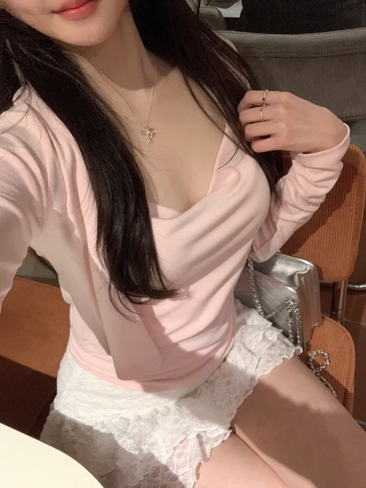 베리유 언발 드래이핑 가디건 세트 상세 이미지 16