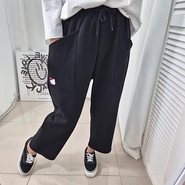 [~99SIZE]캐릭 자수 밴딩배기팬츠 상세 이미지 34