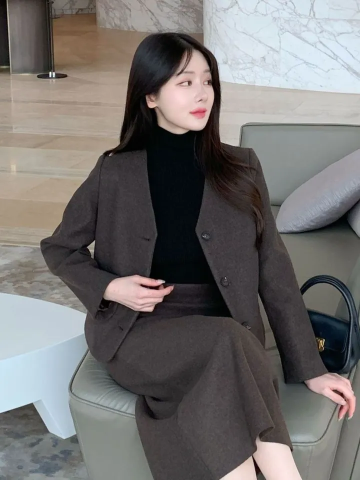 [겨울신상✨] 슈슈 노카라자켓 / 겨울자켓 가을자켓 기모자켓 울자켓 모직자켓 울코트 모직코트 숏코트 숏자켓 트위드자켓 하객룩 겨울코트 핸드메이드 코트 떡볶이코트 후드코트 레이어드 자켓 기모 코듀로이 스웨이드 무스탕 퍼자켓 하프코트 케이프코트 망토 겨울옷 상세 이미지 34