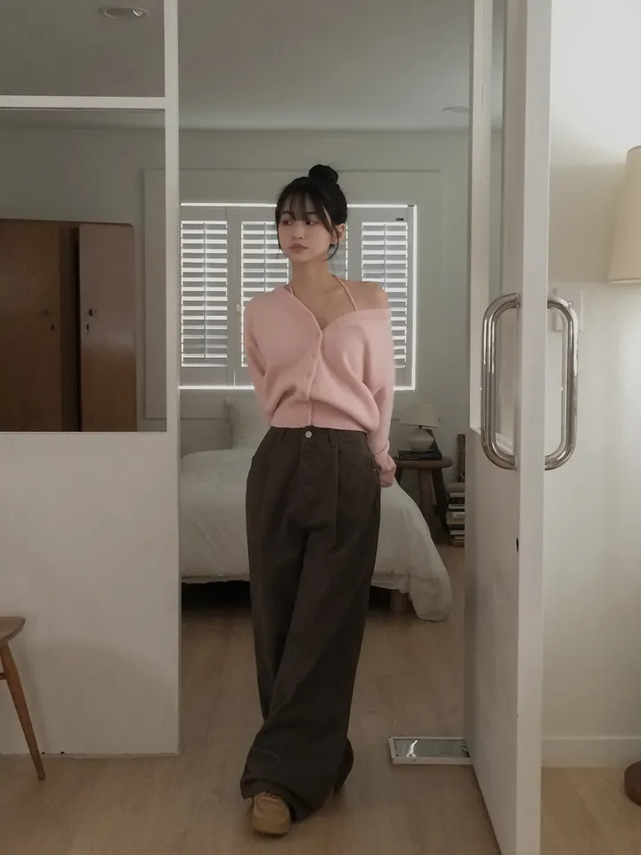 +영상[핏강추🤎] 틴츠 핀턱 코튼 와이드핏 롱 팬츠 3colors 상세 이미지 42