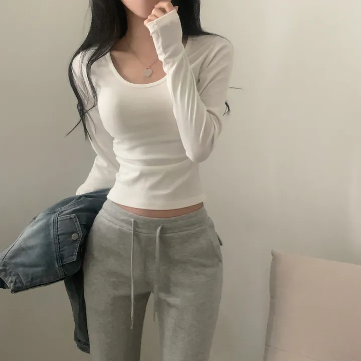 [간절기템!/여리핏🤍] 히피 셔링워머 크롭 긴팔, 이너티셔츠 - 4color 상세 이미지 16