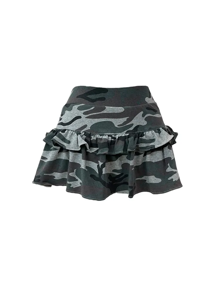 Camo military top skirt set 카모 밀리터리 탑 스커트 세트 상세 이미지 36