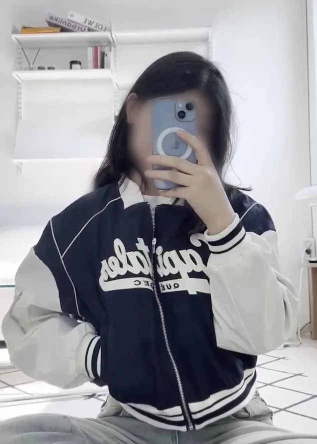 봄신상 캐피탈야구점퍼 바시티 간절기 집업 잠바 항공점퍼 오버핏 Y2K 레터링 상세 이미지 1