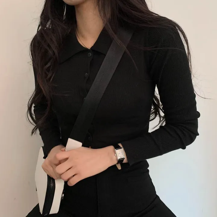 [가격실화?] 카라 크롭 단추 골지 가디건;3col 상세 이미지 32