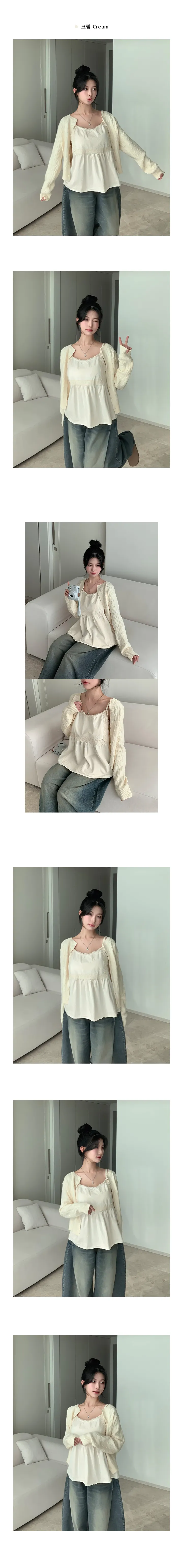 [9컬러!/봄까지✨] 멜리 루즈 베이직 꽈배기 가디건 상세 이미지 2
