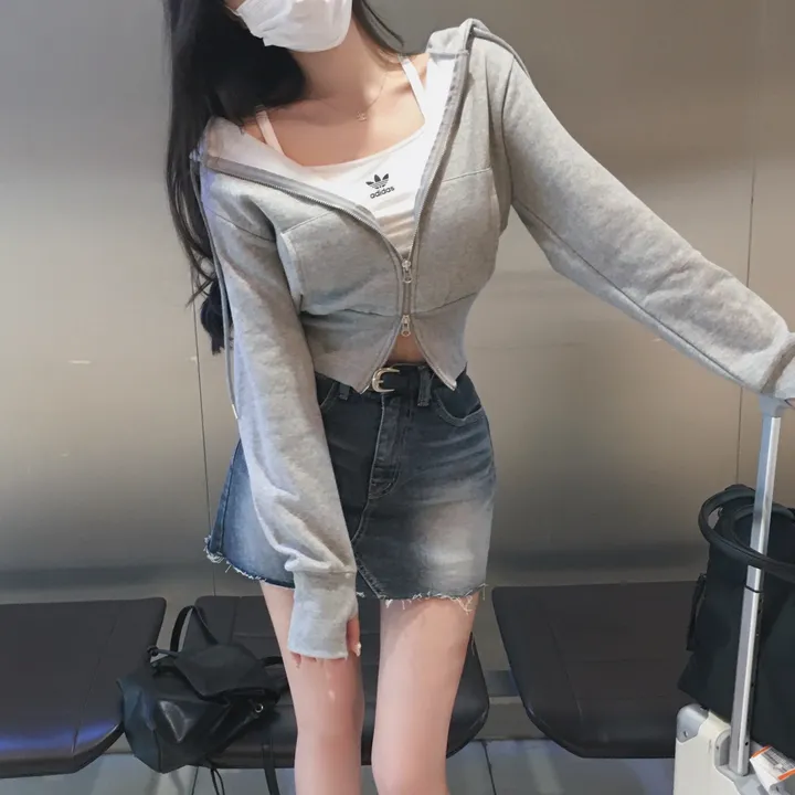 일부당일🚀 [ 자체제작/ 양기모 ] 페이지 크롭 기모 워머 후드집업 상세 이미지 32
