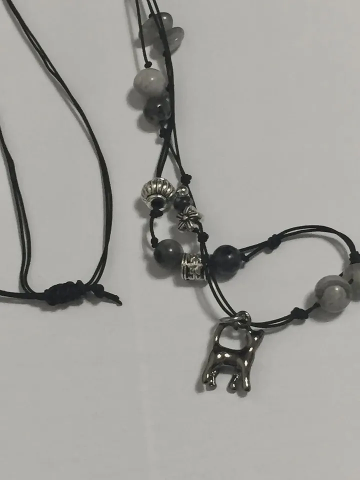 [자체제작] [주문폭주] ❥❥ Dark matter  Necklace (Cat Ver.) 고양이 원석 목걸이 상세 이미지 26