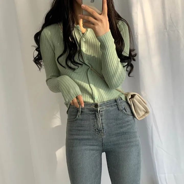 진심 여리핏, 골지 니트 가디건 ;9col 상세 이미지 39