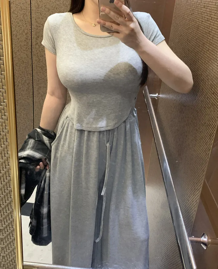 후리 훌 핀턱 와이드 트레이닝 팬츠 상세 이미지 25