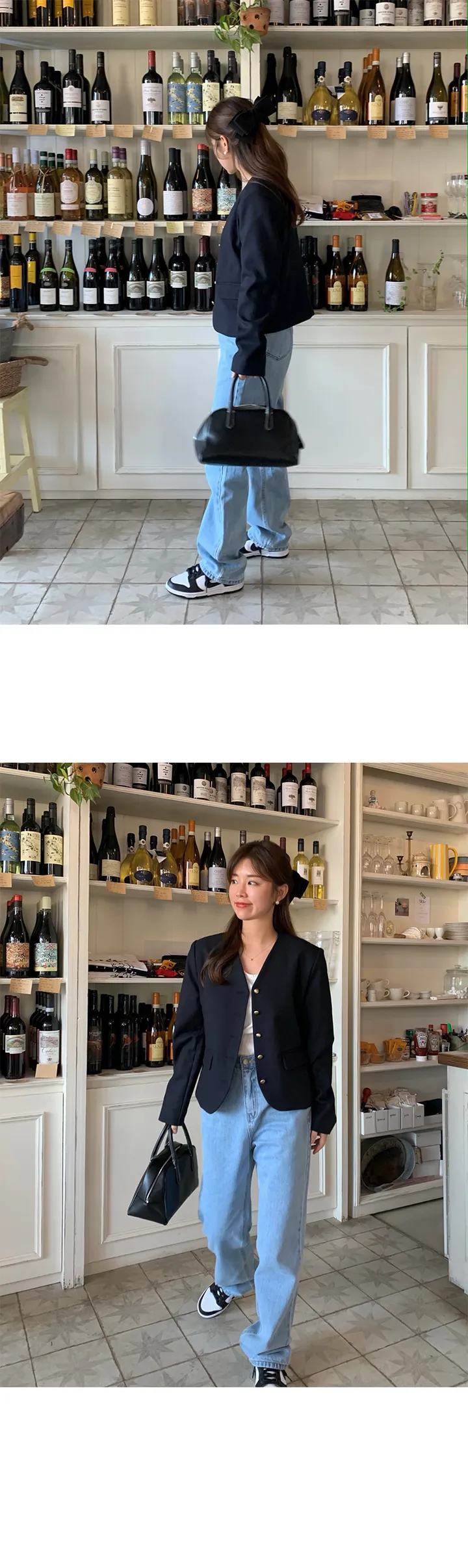 [#모델강추!] 노카라 골드버튼 자켓 상세 이미지 13