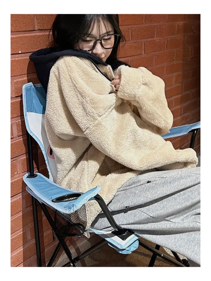 [당일배송][양털/뽀글이]후드 플리스 투웨이 겨울 따뜻한 데일리 점퍼 3color 묶음할인중 상세 이미지 59