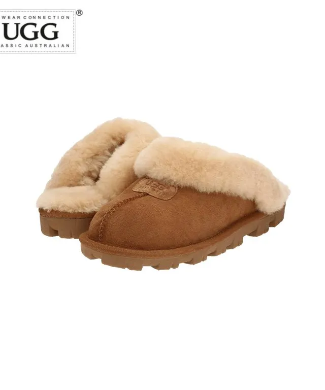 어그 오즈웨어 코케트 양털 퍼 겨울 슬리퍼 체스트넛 OB114 II