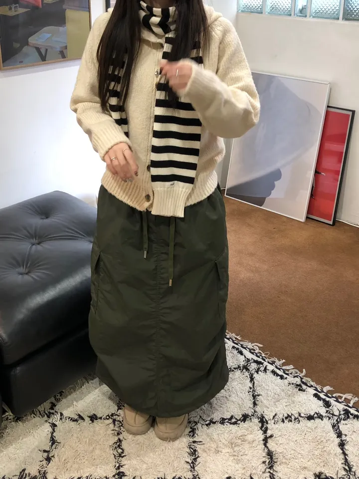 [MD pick🤎]크런치 베이직 니트 버튼 후드 가디건(4color) 상세 이미지 52