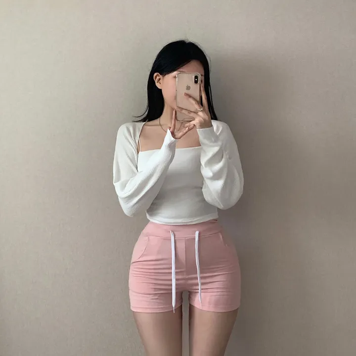 *[4col/핏예쁨]가벼운 썸머 데일리 크롭 니트 볼레로 가디건 상세 이미지 10