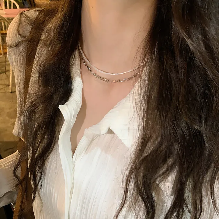 Twinkle Pink Necklace 핑크 비즈 데일리 별 목걸이 𓂃 ⊹  * 상세 이미지 5