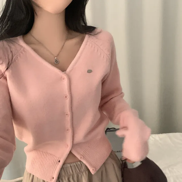 [스탠다드핏/데일리🤎] 리너스 실버 펜던트 나그랑 브이넥 니트가디건 - 6color 상세 이미지 28