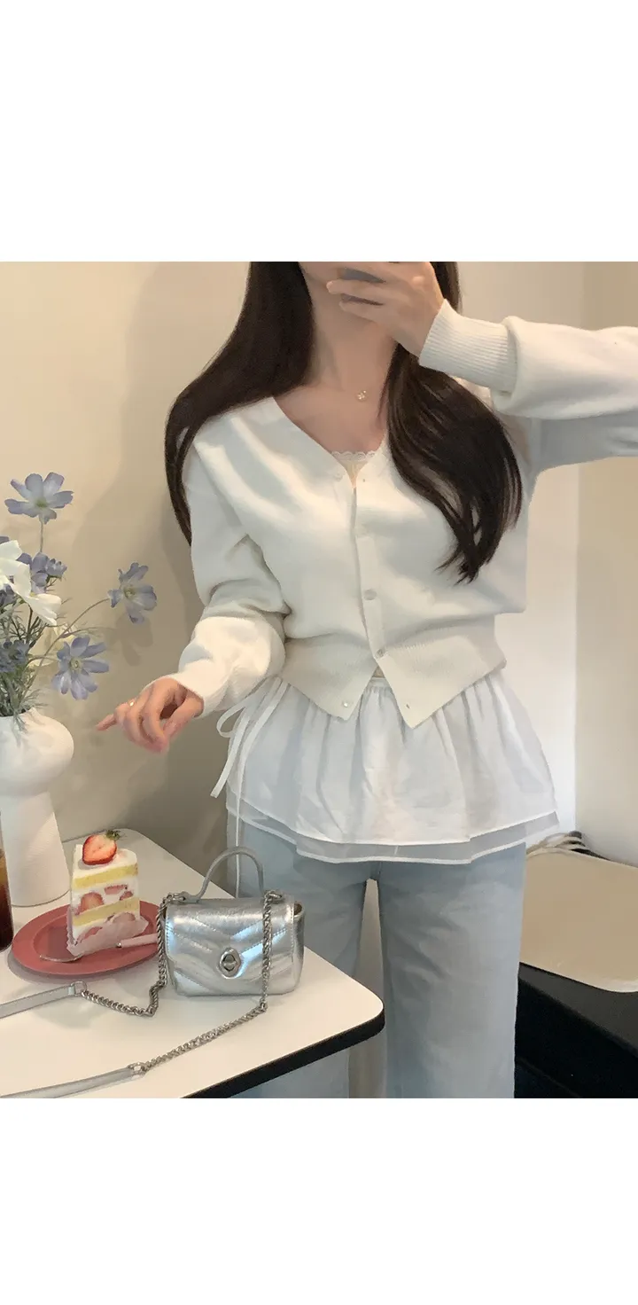 [봄신상] 소프티 브이넥 가디건 cd (울6%) 상세 이미지 23