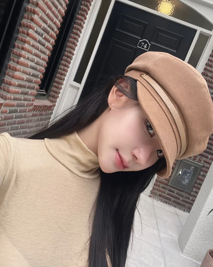 [국내제작]스웨이드 레더벨트 마도로스 캡모자 3color 상세 이미지 8