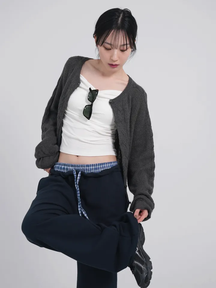 [25SS/울] 챠밍 더블 포인트 가디건 상세 이미지 17
