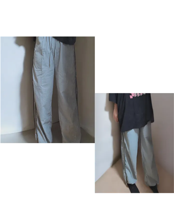 [바스락트랙] 봄신상💨 여름까지 쭉! 데일리 밴딩 스트링 와이드 트레이닝 팬츠 상세 이미지 3