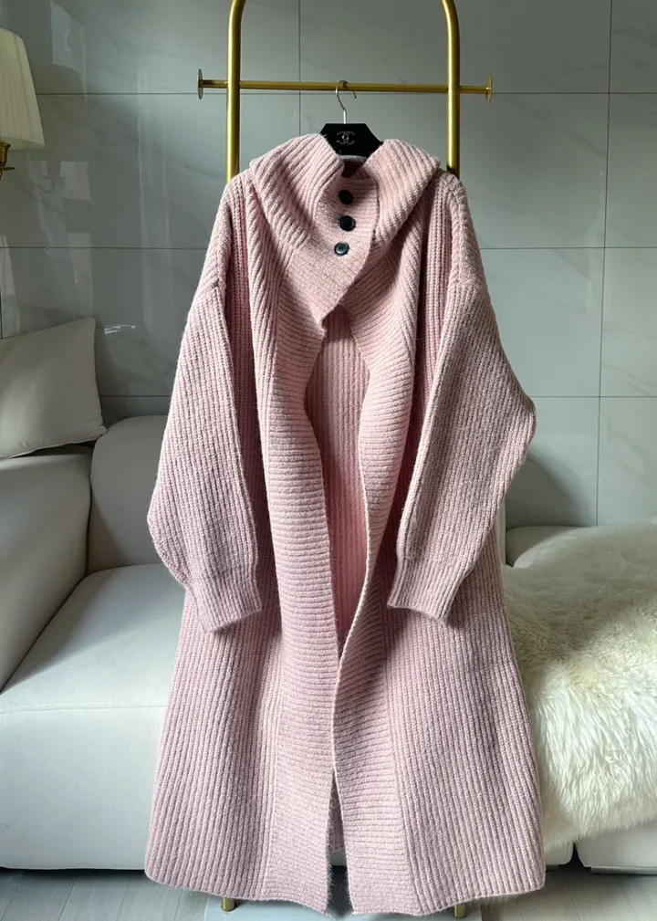 [아이당일] *도톰따숩 터틀넥 울 숄 빅카라 꽈배기 뜨개 니트 맥시롱가디건 울롱코트 울가디건(5color) 상세 이미지 42