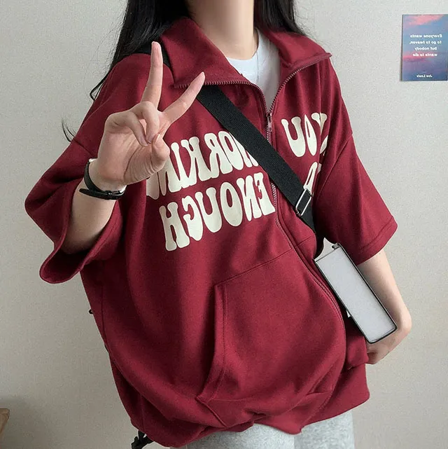 [여름아우터!/박시핏] 핏예쁜, 반팔 워킹 아노락 집업 (3color) 상세 이미지 3