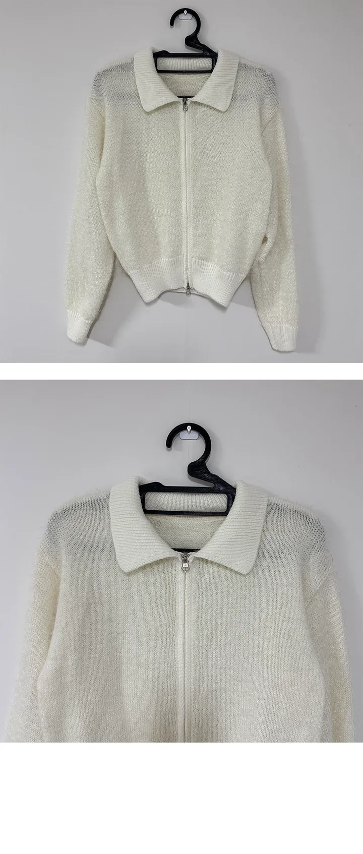Angora Two Way Cara Zip-Up 앙고라 투웨이 카라 집업 상세 이미지 18