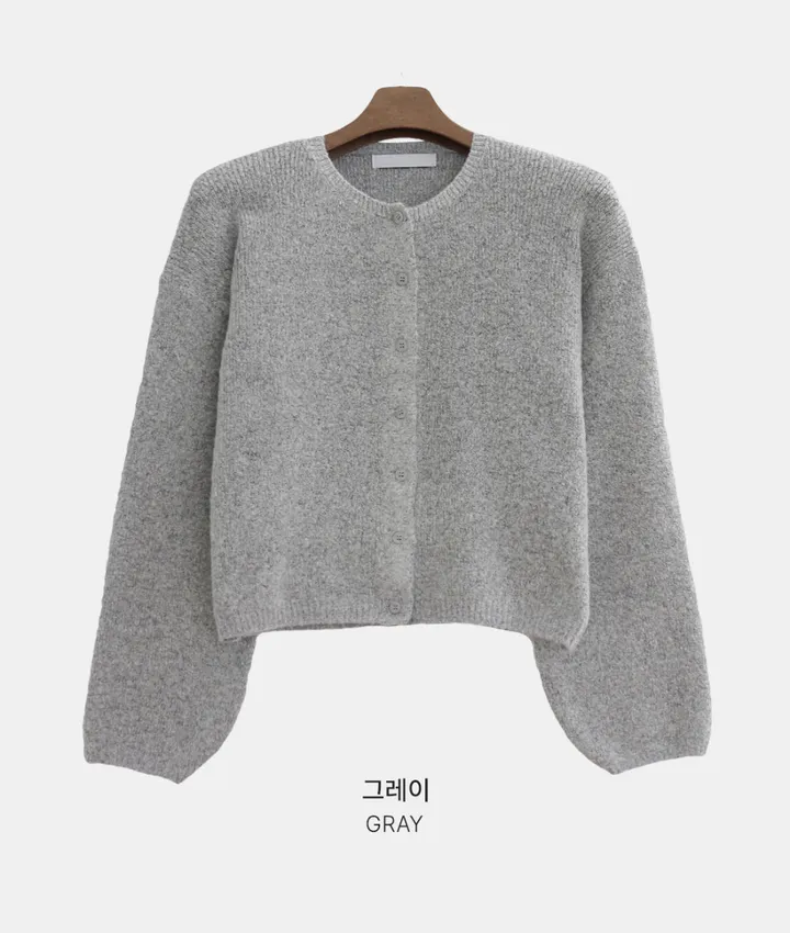 MD픽💜 엘가 라운드 세미크롭 니트 가디건(9color) 상세 이미지 54