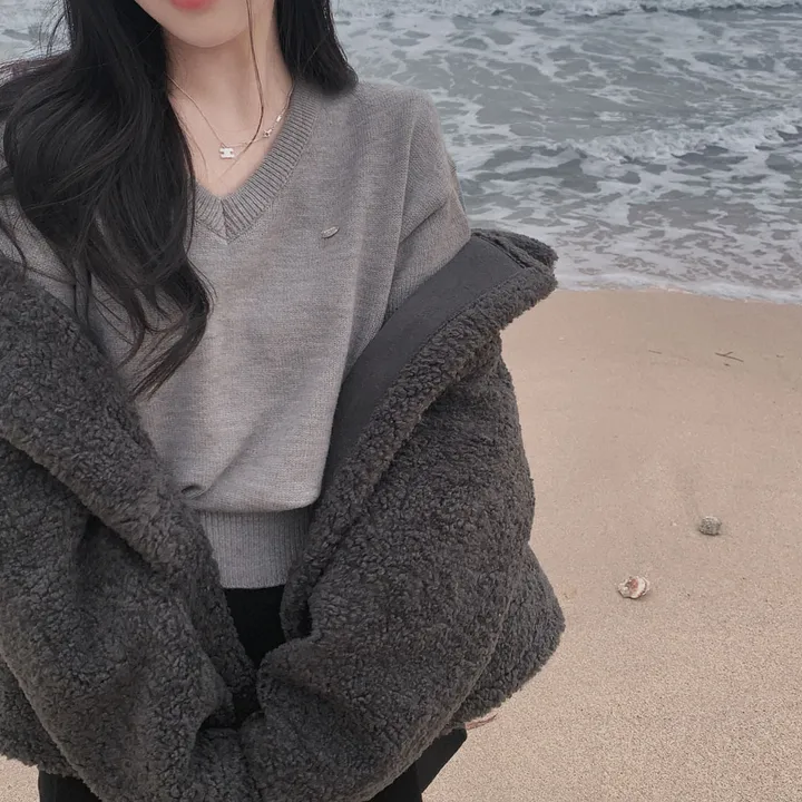 [왕아방핏🤎/주문폭주✨]후회없는 선택,푸들 양털 오버핏 하프 스웨이드 퍼자켓,코트 상세 이미지 95