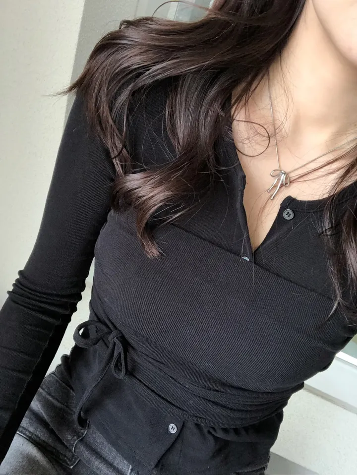 신상 [가디건+시스루탑 set] 상세 이미지 19