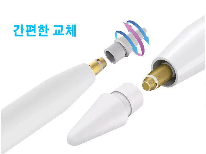 🌈당일출발☘️ 애플펜슬 프로 1세대 2세대 반영구 메탈펜촉 2B HB 볼펜 샤프 펜촉 9가지 상세 이미지 22