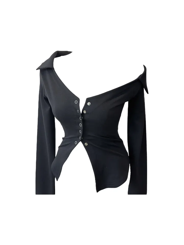 Kitzha deep v-neck blouse cardigan 키츠하 딥 브이넥 블라우스 가디건 상세 이미지 20