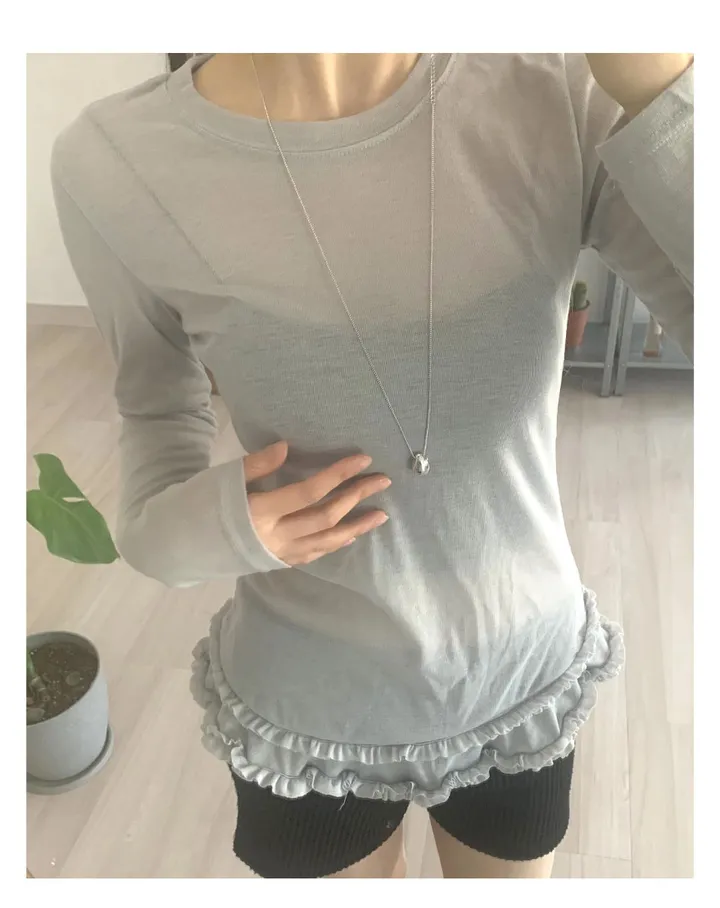 *당일출고*MD강추템🩶최저가 써클 체인 볼드 롱 데일리 목걸이 상세 이미지 11