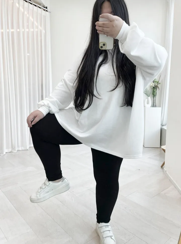 (F-3XL/5size) 히든레깅스 진짜진짜 편한 폴리 레깅스 빅사이즈 하비추천 무발 신축성짱 120이상 가능 상세 이미지 16