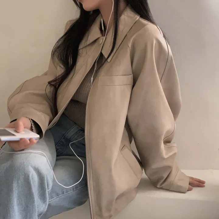 [고퀄리티] 자체제작 #크치Made 매트 이프온리 스프링 나그랑 레더 자켓 - jk 상세 이미지 79