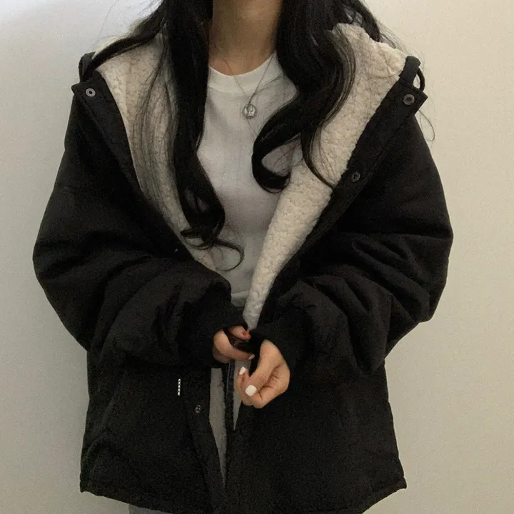 [ 겨울까지 ] 안감 양털 왕따뜻 야상 점퍼 상세 이미지 10