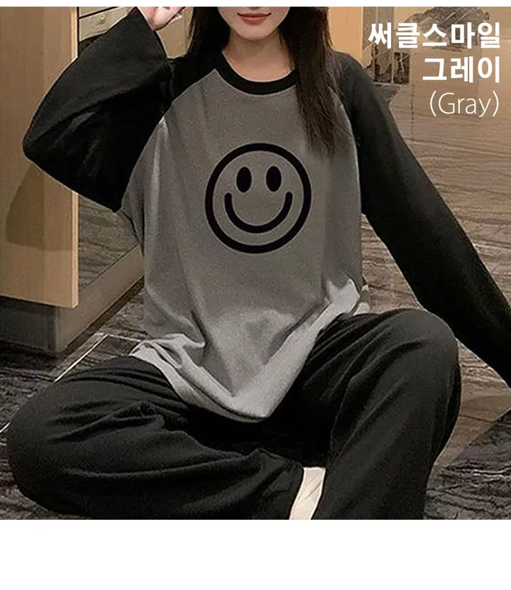 ❤️중독주의❤️여성 잠옷 상하의 세트 긴팔 파자마 홈웨어 실내복 봄 가을 여자 상의 하의 상세 이미지 19
