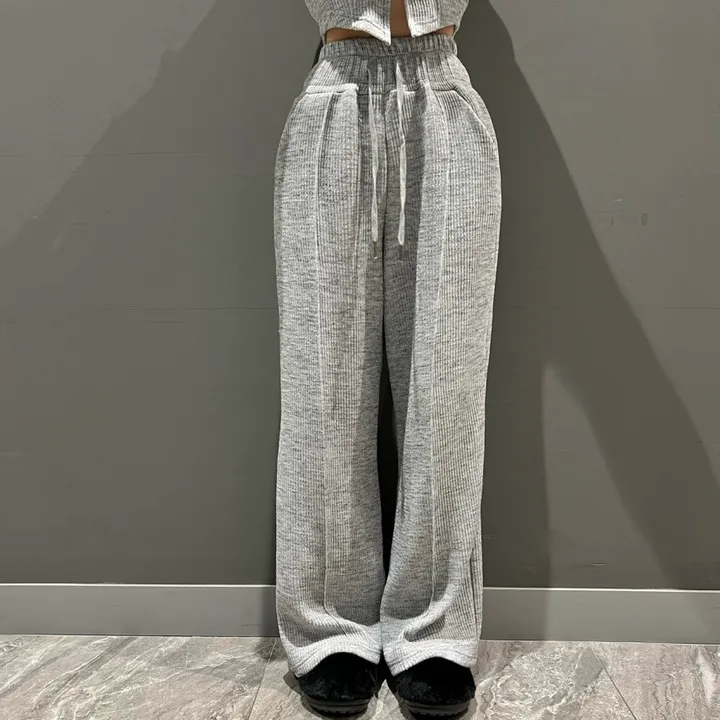 *봄ver* [MADE:컬러추가] #-3kg!! 슬림 빅후드ver.1 오프숄더 셋업 (5color) 슬림핏 크롭 후드집업 오프숄더집업 롱 와이드팬츠 트레이닝세트 상세 이미지 22