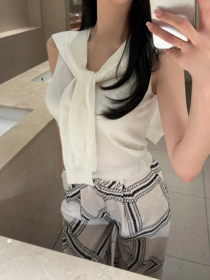 [ 숄SET ] 소프트 숄 브이넥니트 투피스세트 (3color) 상세 이미지 5